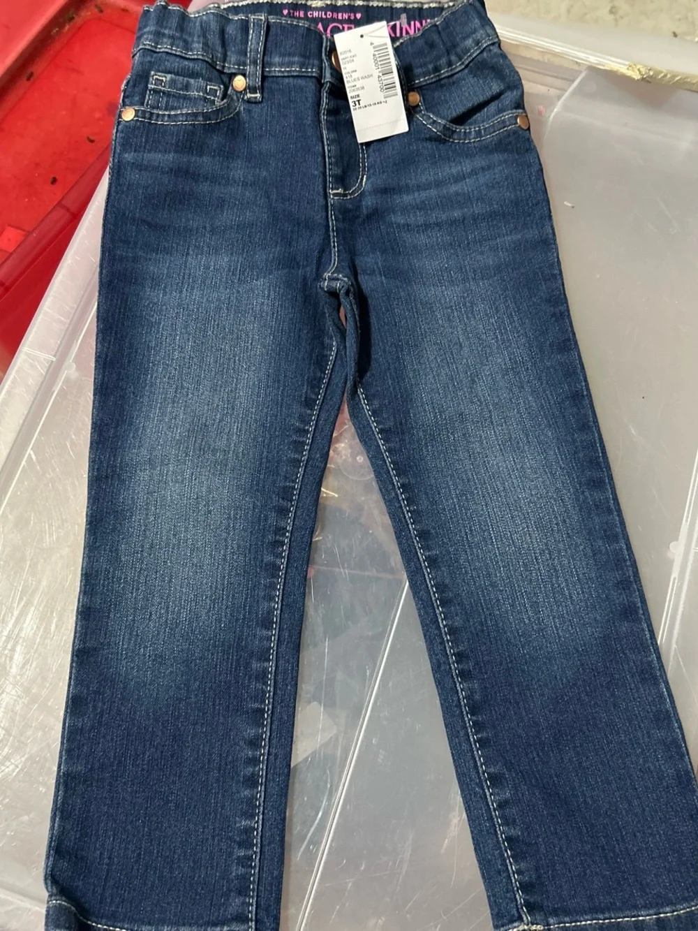 The Children's Place Dark Blue Denim Jeans for Kids